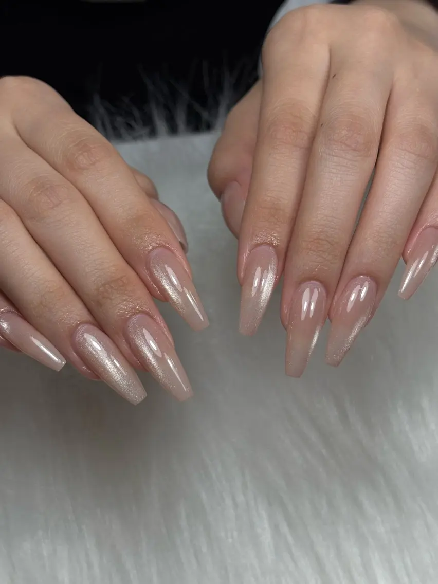 ネイル ジェルネイル キラキラネイル ロングネイル マグネットネイル 持ち込み ハンドネイル Sully Nail Labのネイルデザイン