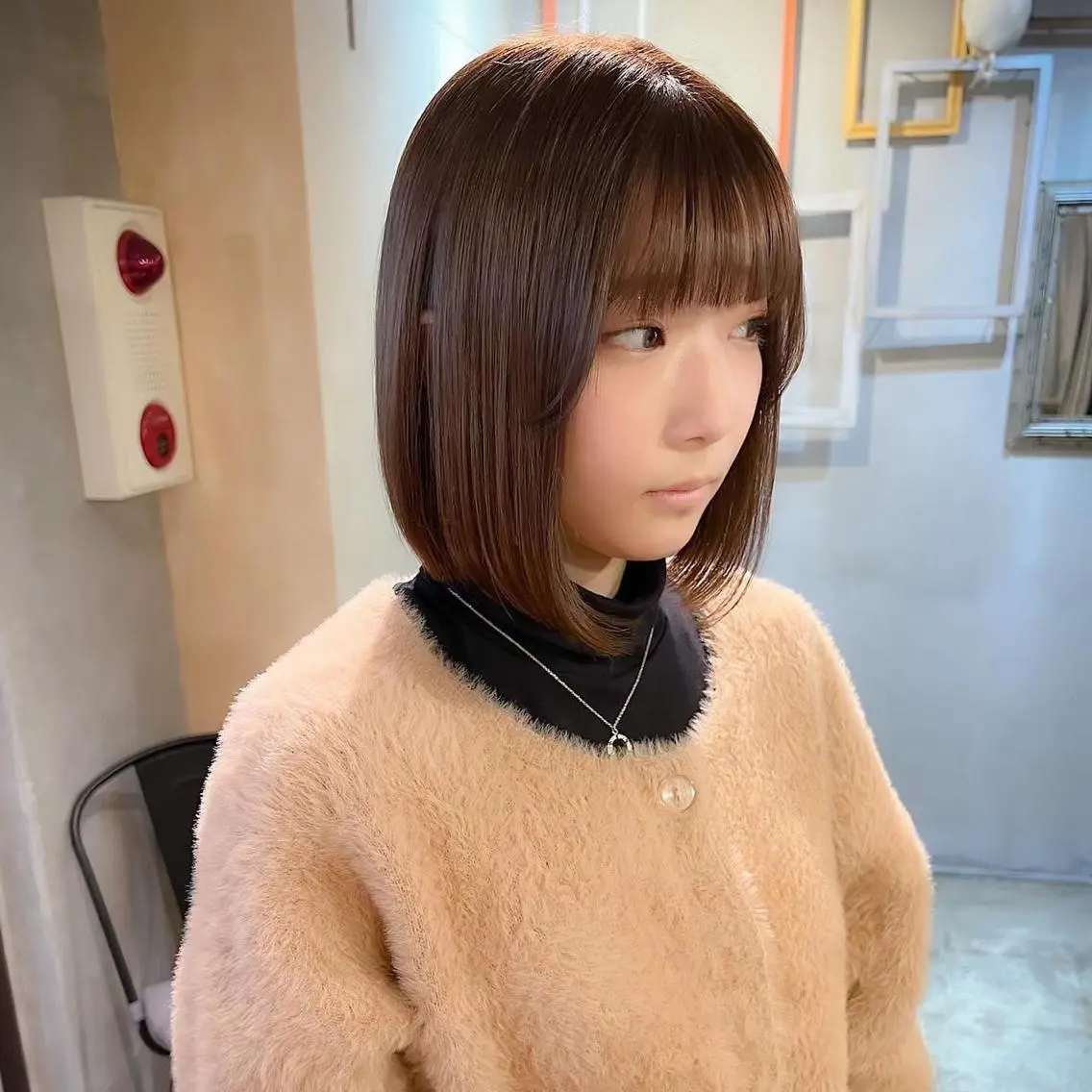 ショート 縮毛矯正 特化アツシのヘアスタイル