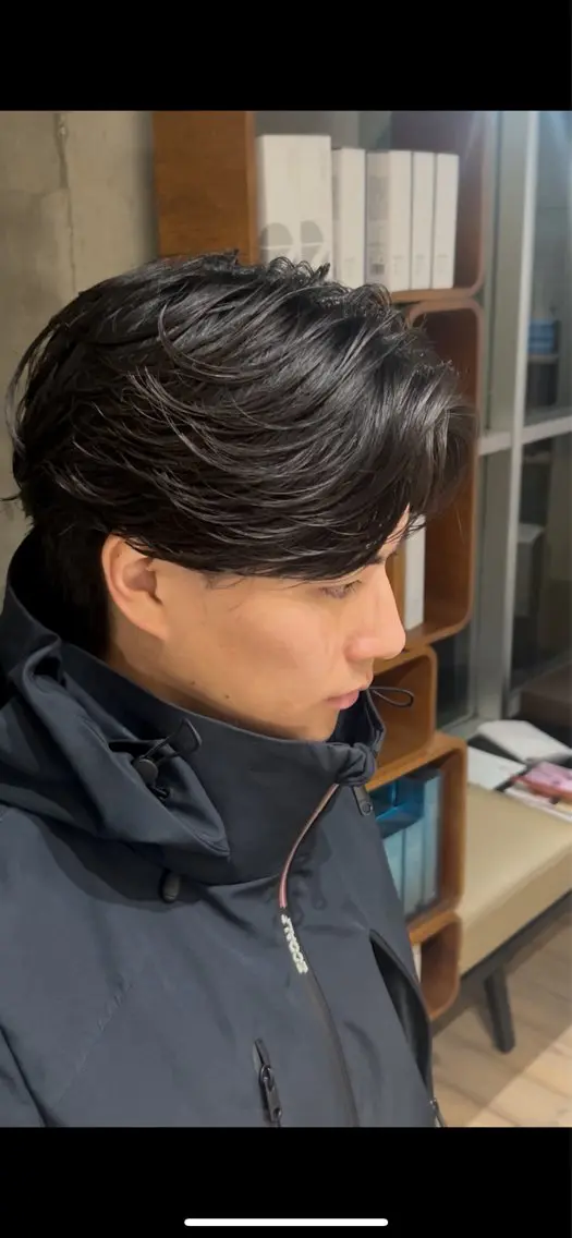 パーマ メンズ カット パーマ パーマ特化🔥 ワタベリョウマのヘアスタイル