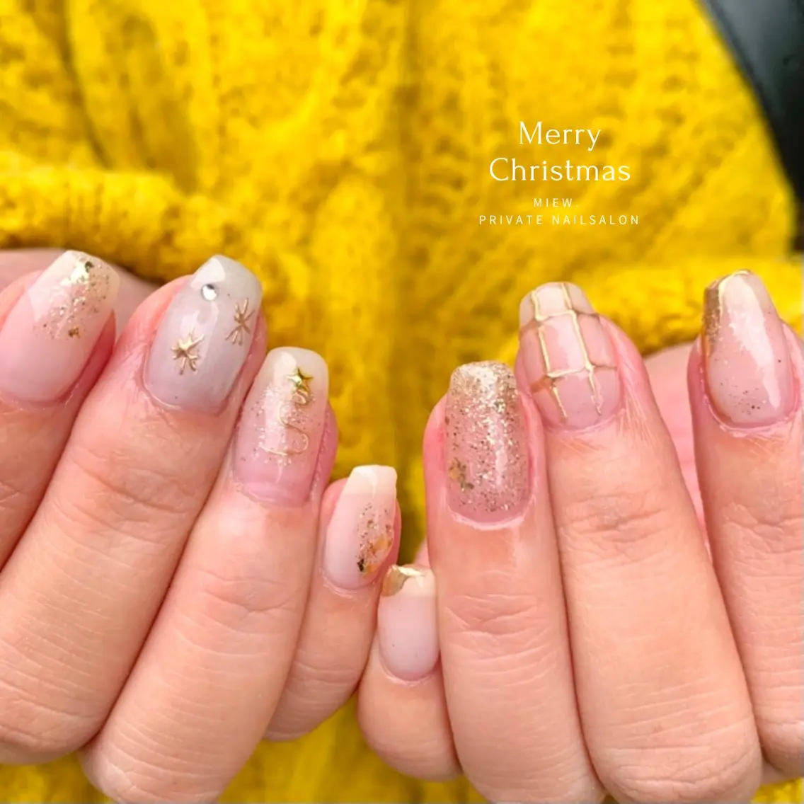 ネイル 冬ネイル クリスマス Mina🫧 【Miew.】のネイルデザイン