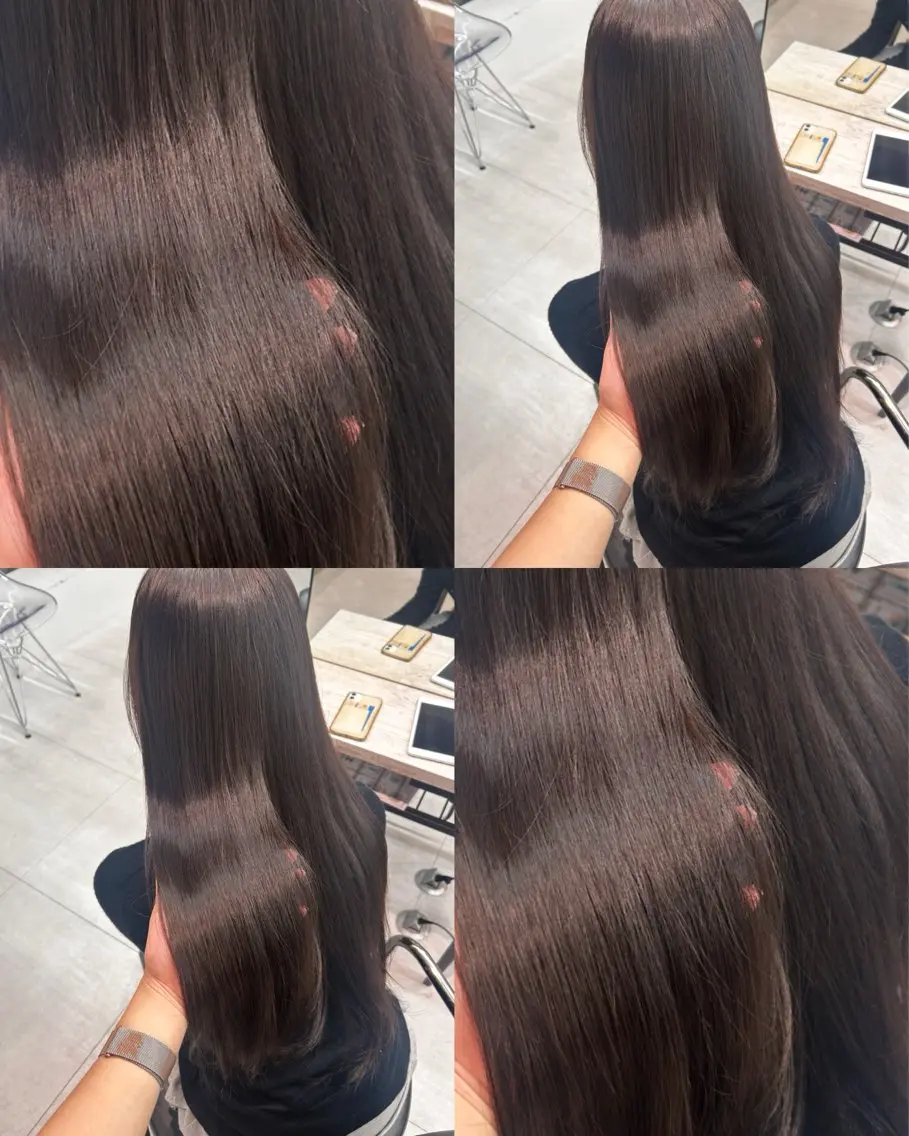 ロング カラー 透明感カラー ヘアカラー トリートメント 大村 咲羅のヘアスタイル