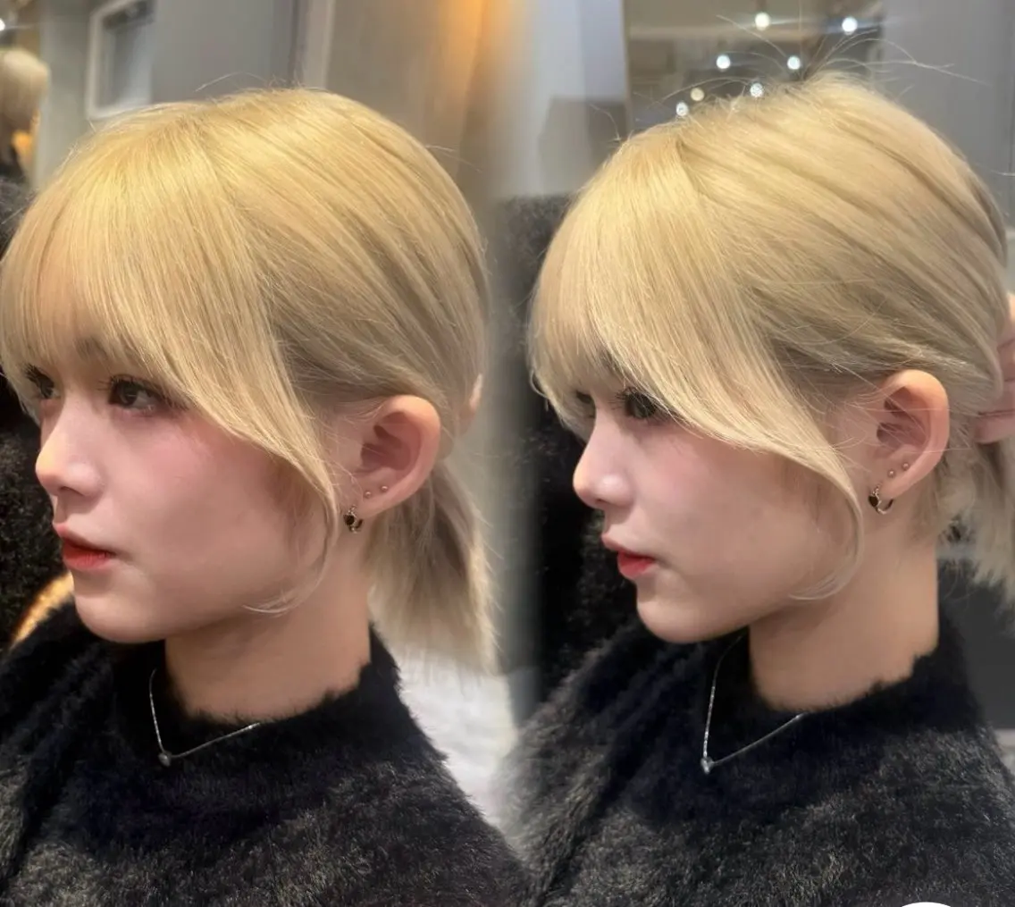 うるつやケアカラー✨＋前髪、顔周りカット＋3stepトリートメント🪞の写真
