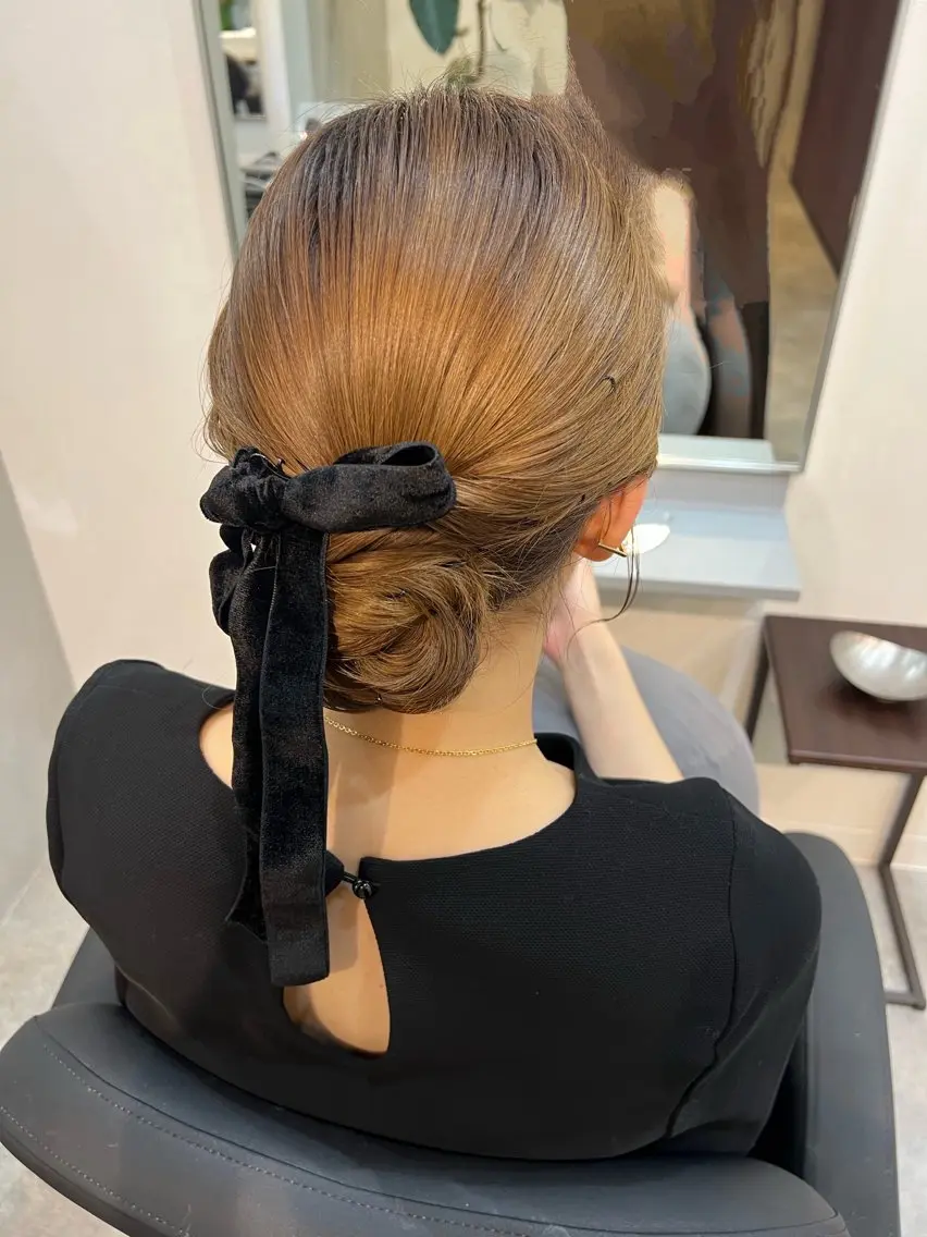 ヘアアレンジ ヘアセット ヘアメイクネイリスト hidemi中目黒のヘアスタイル