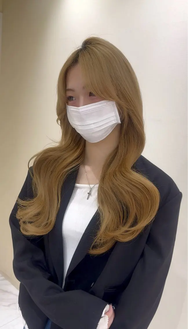 ロング くびれヘア レイヤーカット カット 髪質改善🫧 カラー特化/Hinaのヘアスタイル