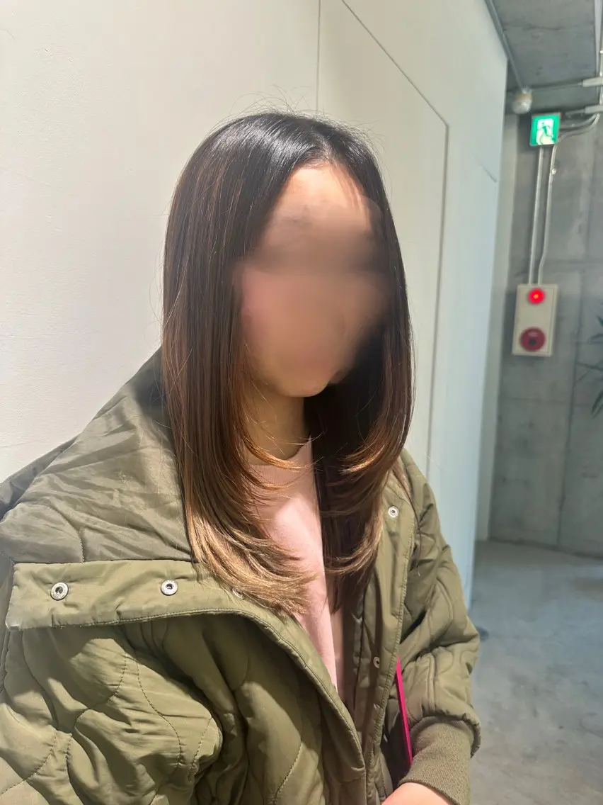ミディアム カット 銀座YUKINA🌙 レイヤー/ブリーチのヘアスタイル