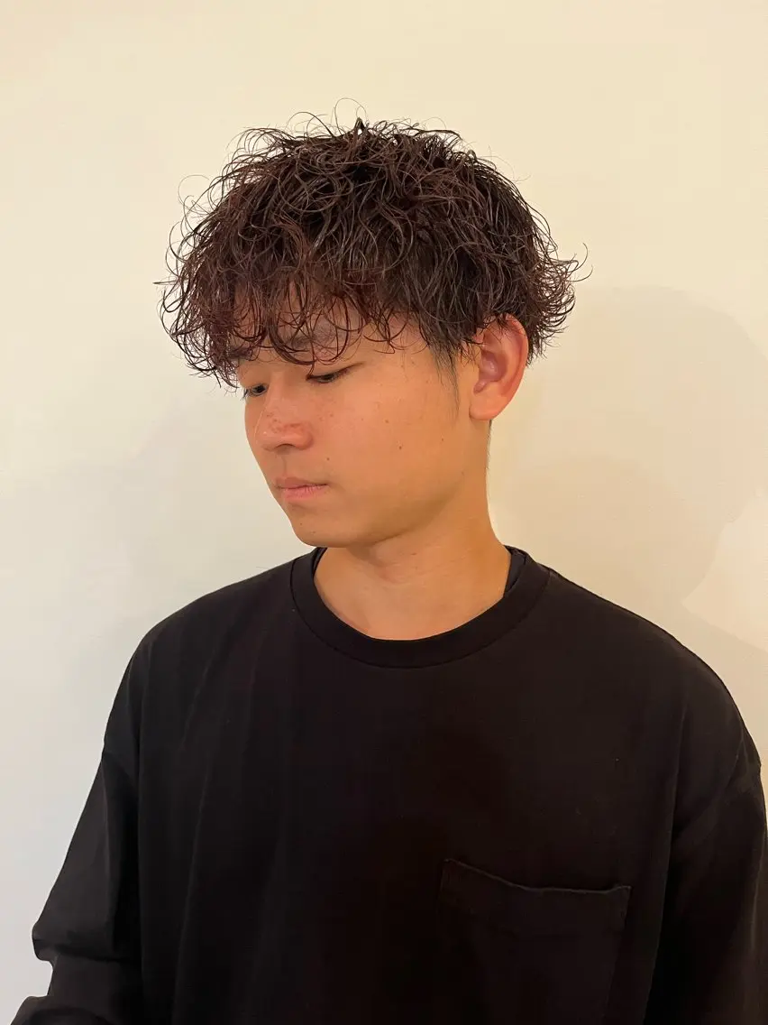 パーマ カット パーマ men's　パーマ/ ⭐️Tenshinのヘアスタイル