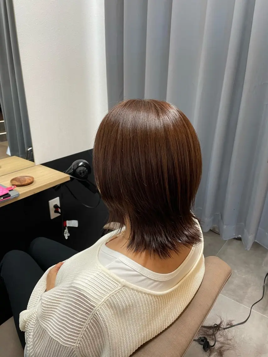 <🌱再来🌱>カット✂️カラー➕3stepトリートメントの写真