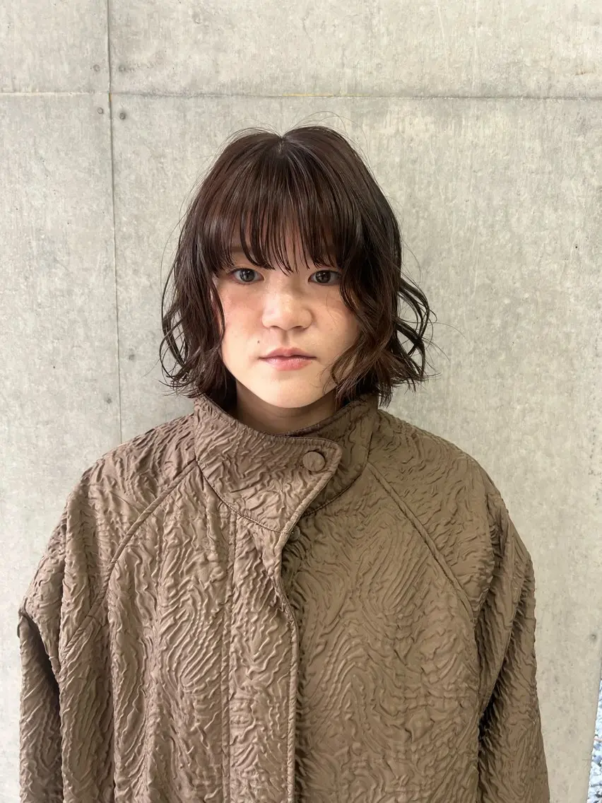 ショート カラー ボブ/パーマ 🐕🦺Nagiのヘアスタイル