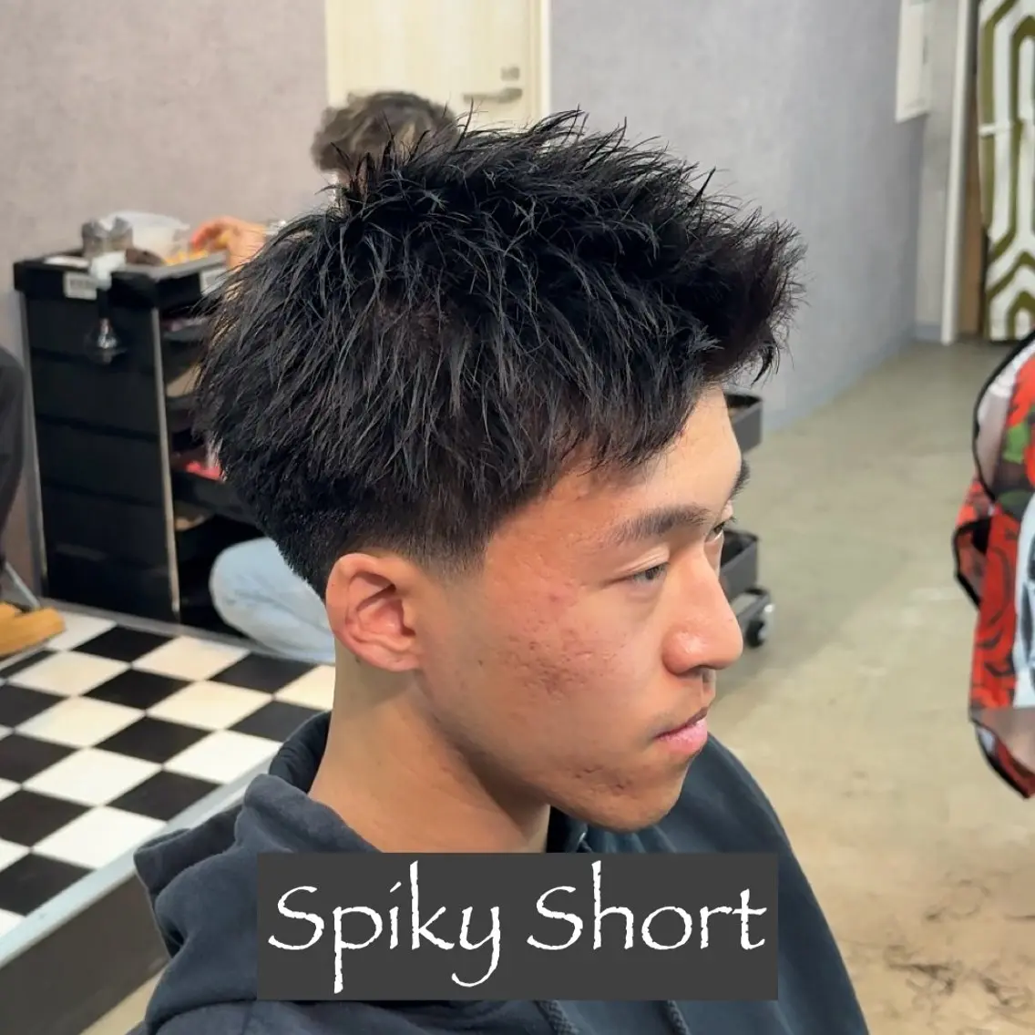 ショート パーマ ヘアアレンジ メンズ MENIN メンズ サロン 望月 涼太のヘアスタイル