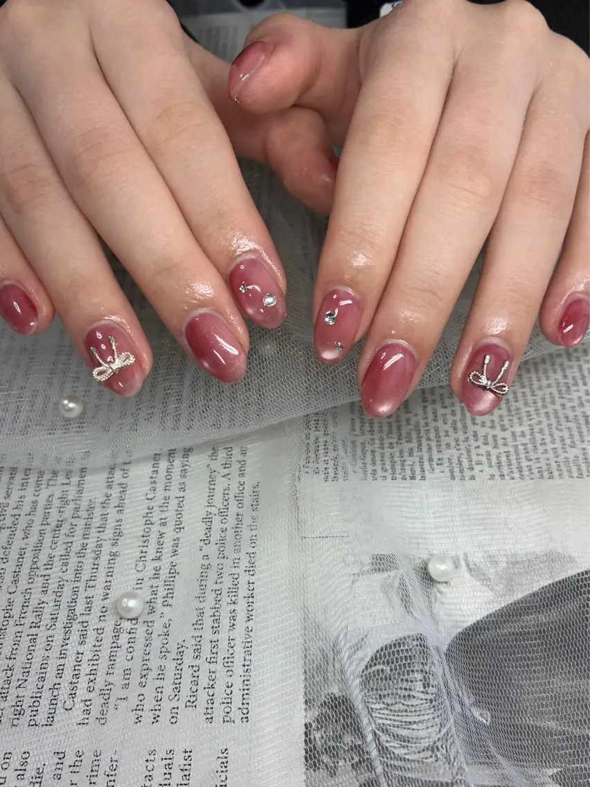 ネイル マグネットネイル shiki_nail 🪐のネイルデザイン