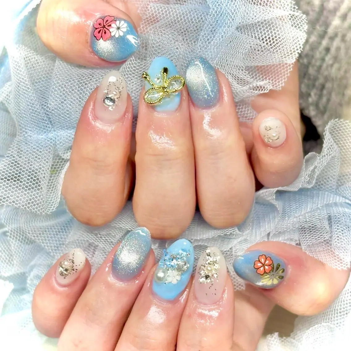 ネイル スカルプネイル miminon 自宅ネイルサロンのネイルデザイン