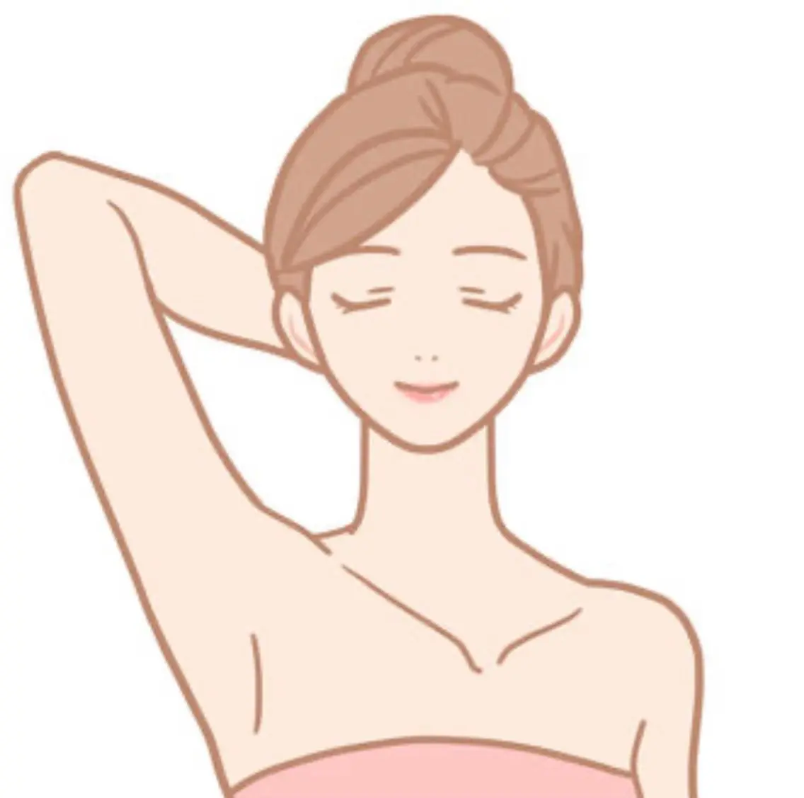ワキ脱毛の写真