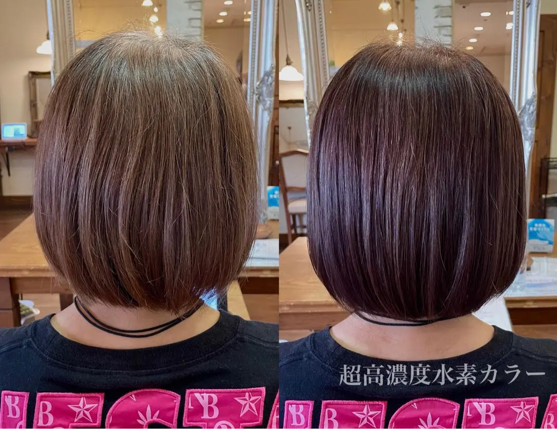 ショート カット ヘアカラー トリートメント Saako/髪質改善 /耳つぼジュエリーのヘアスタイル