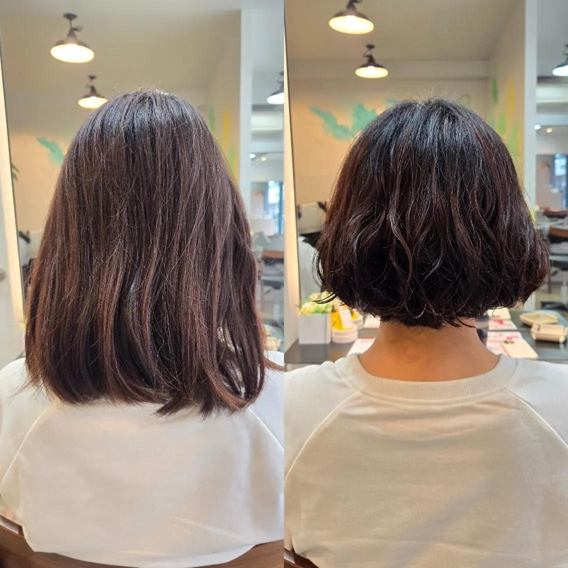 ショート パーマ 野村 果音(カノン)のヘアスタイル