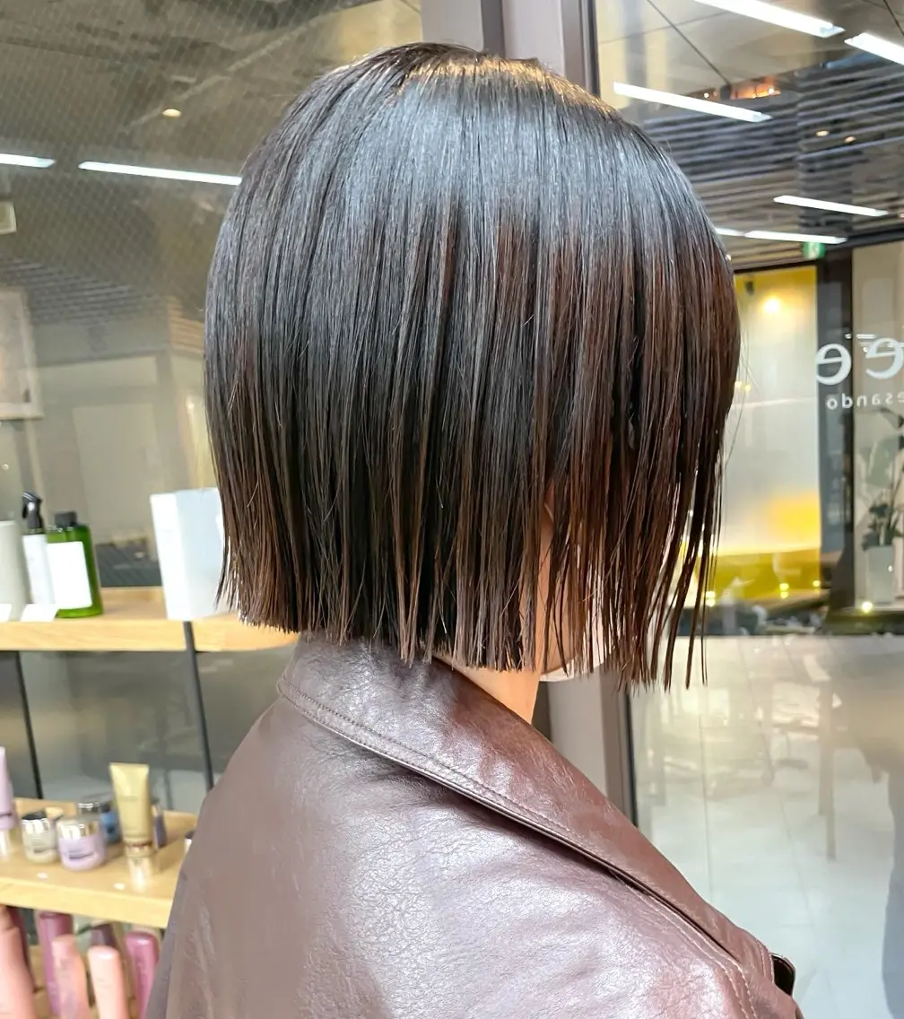 ショート パーマ ボブ 縮毛矯正 カット 縮毛矯正 トリートメント ボブ/ショート /パーマ/shinのヘアスタイル