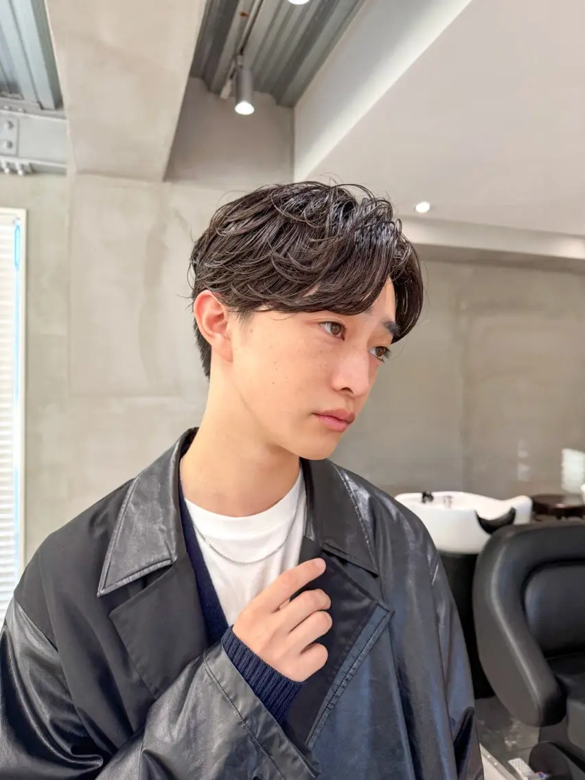 メンズ 山中 束真のヘアスタイル