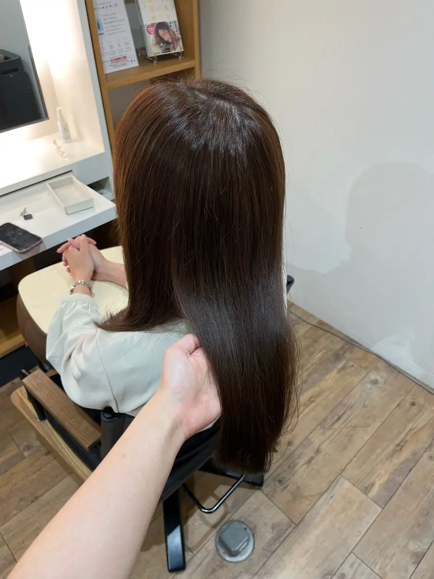 ロング 日置 はる菜のヘアスタイル