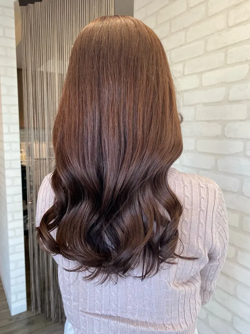ロング カット ヘアカラー トリートメント THETAふじみ野 野宮のヘアスタイル