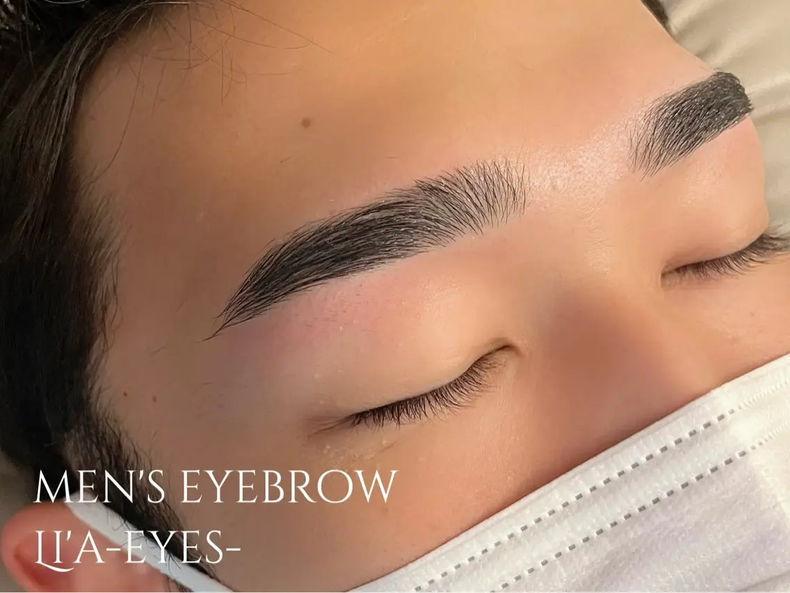 アイブロウ メンズアイブロウ Li'a-eyes- 🩵のマツエク・マツパデザイン