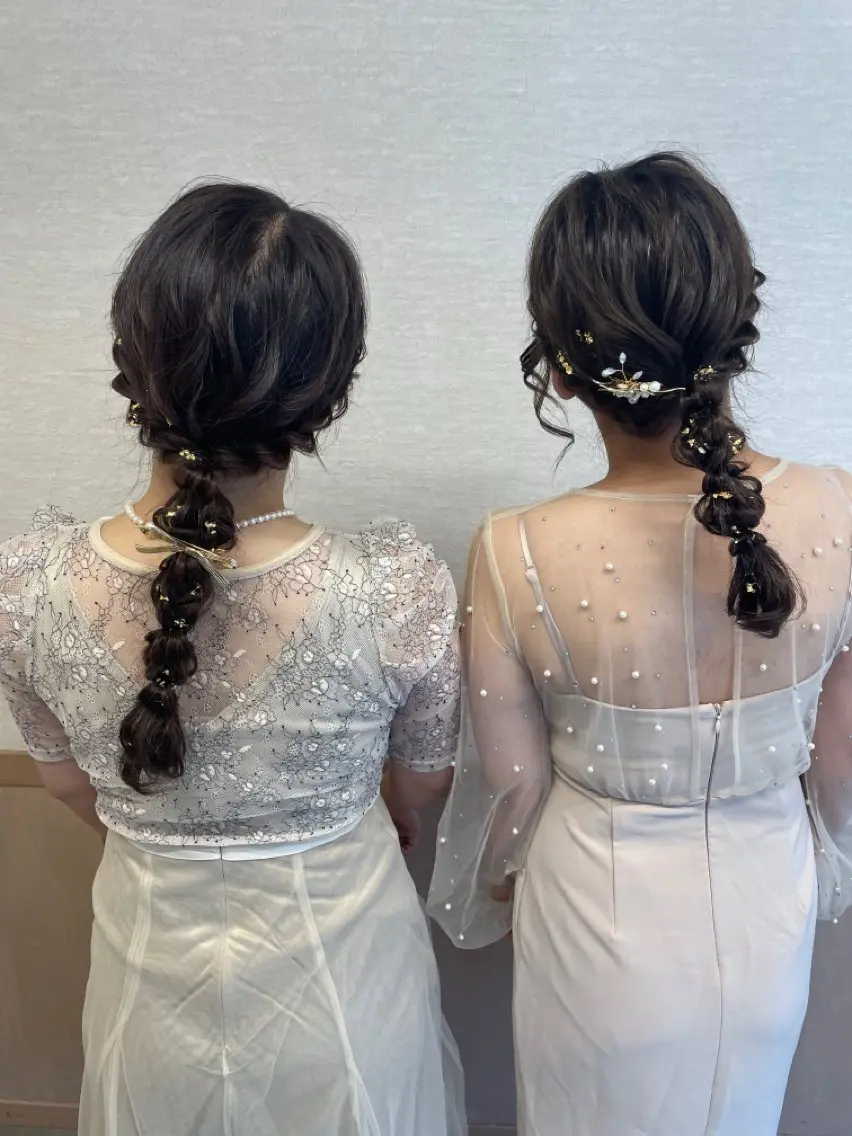 ヘアアレンジ ヘアセット 髪の家 tikiのヘアスタイル