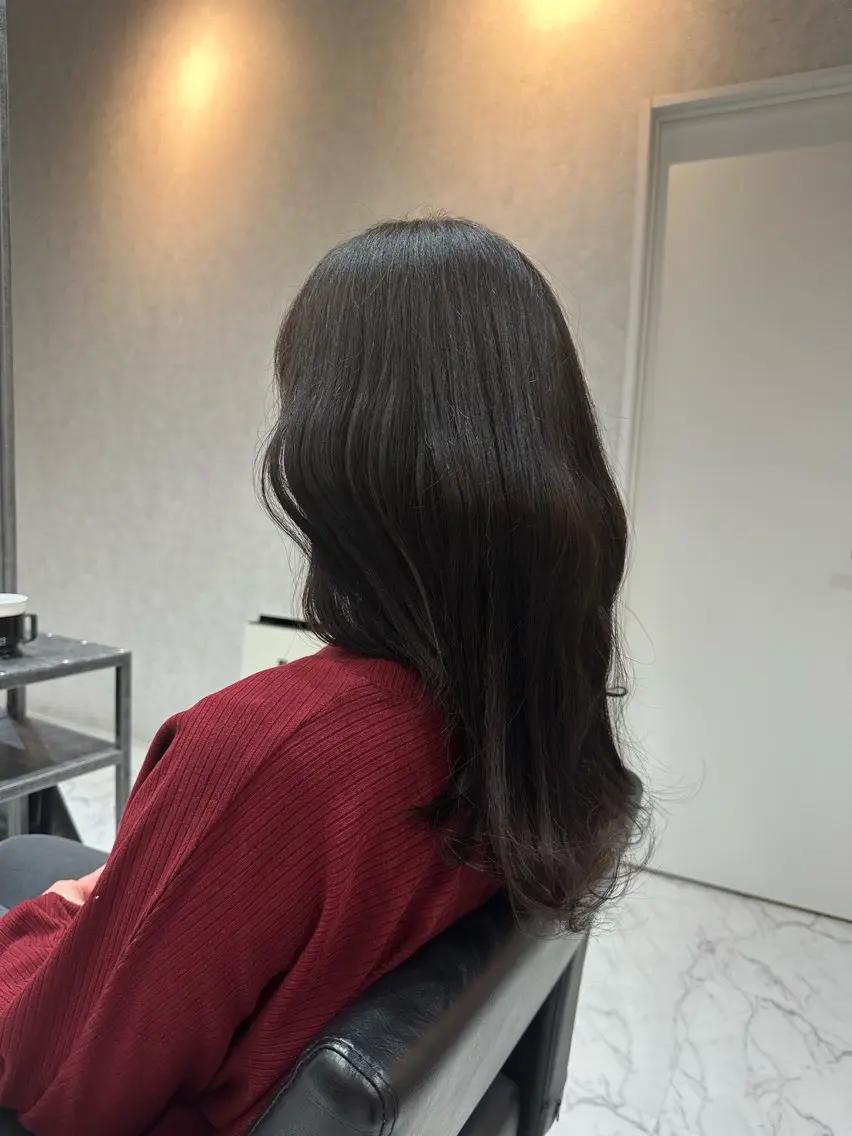 グレイカラーモデル&2stepトリートメントの写真