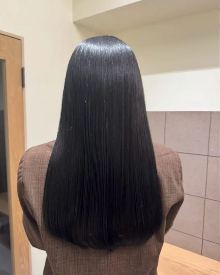 ロング カラー ゆ う あのヘアスタイル