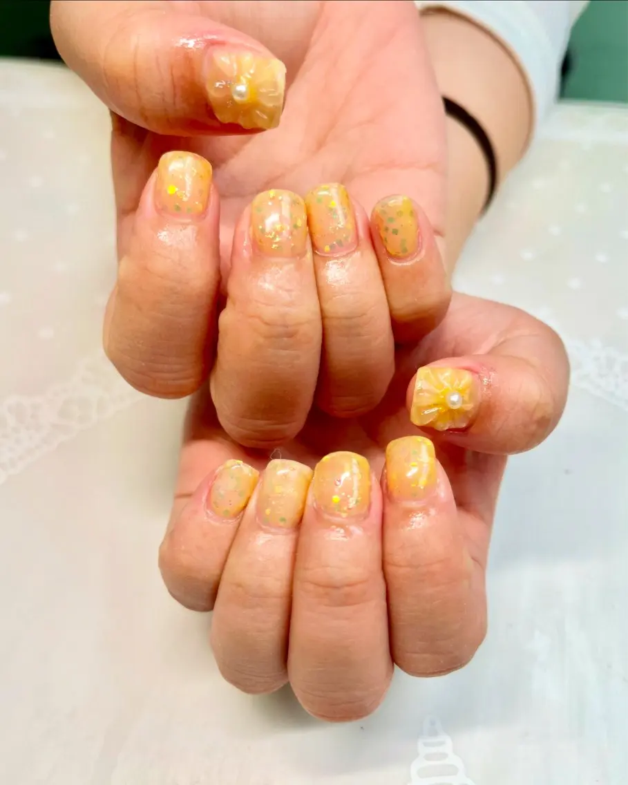 ネイル ハンドネイル 新宿ネイルサロン ジェミディローサのネイルデザイン