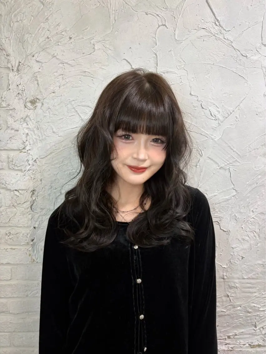 セミロング カラー ベージュカラー ブラウンカラー ダブルカラー ミント ミントベージュ カット ヘアカラー トリートメント girly/ヘア メイクMitsukiのヘアスタイル