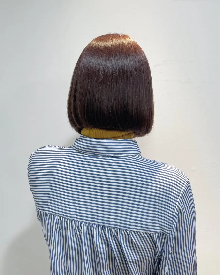 ミディアム カラー カット ヘアカラー トリートメント 表参道🌿赤み消し カラー/チナツのヘアスタイル