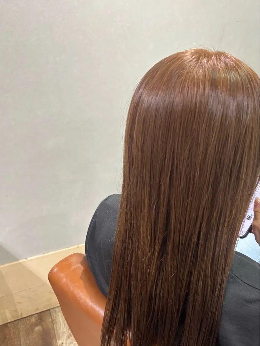 ロング カラー ヘアカラー 濱田 真尋のヘアスタイル