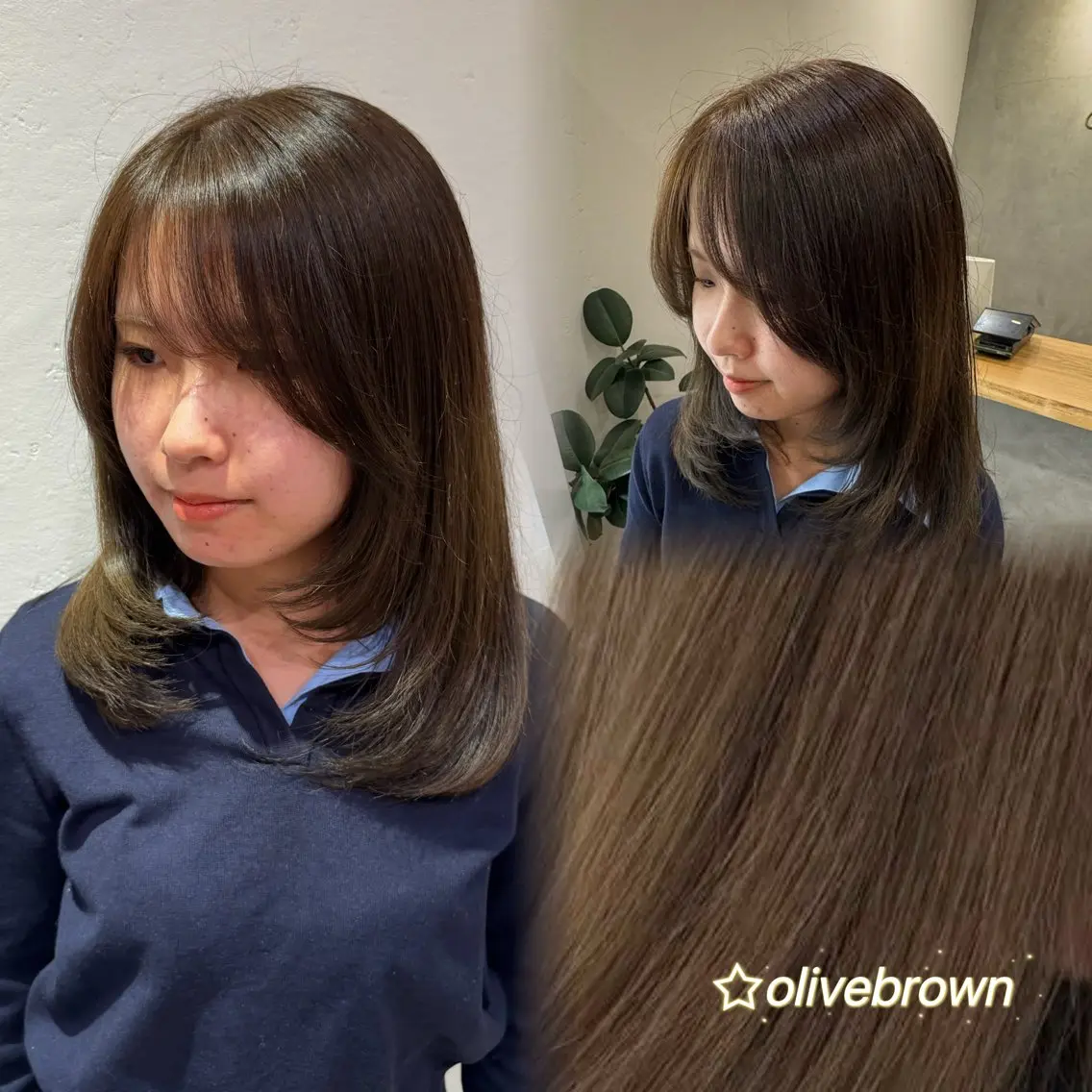 ミディアム ヘアカラー hana / Lond idealのヘアスタイル
