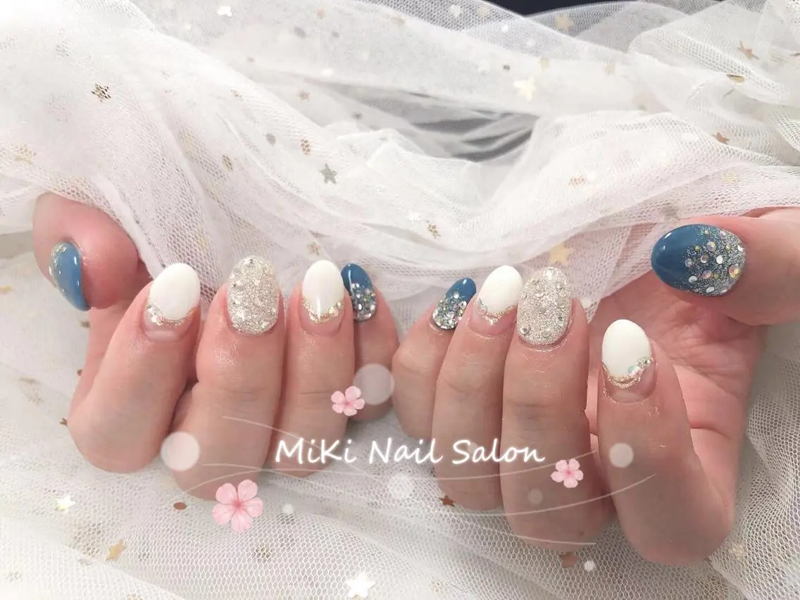 ネイル MiKi Nai池袋 長さだし得意のネイルデザイン