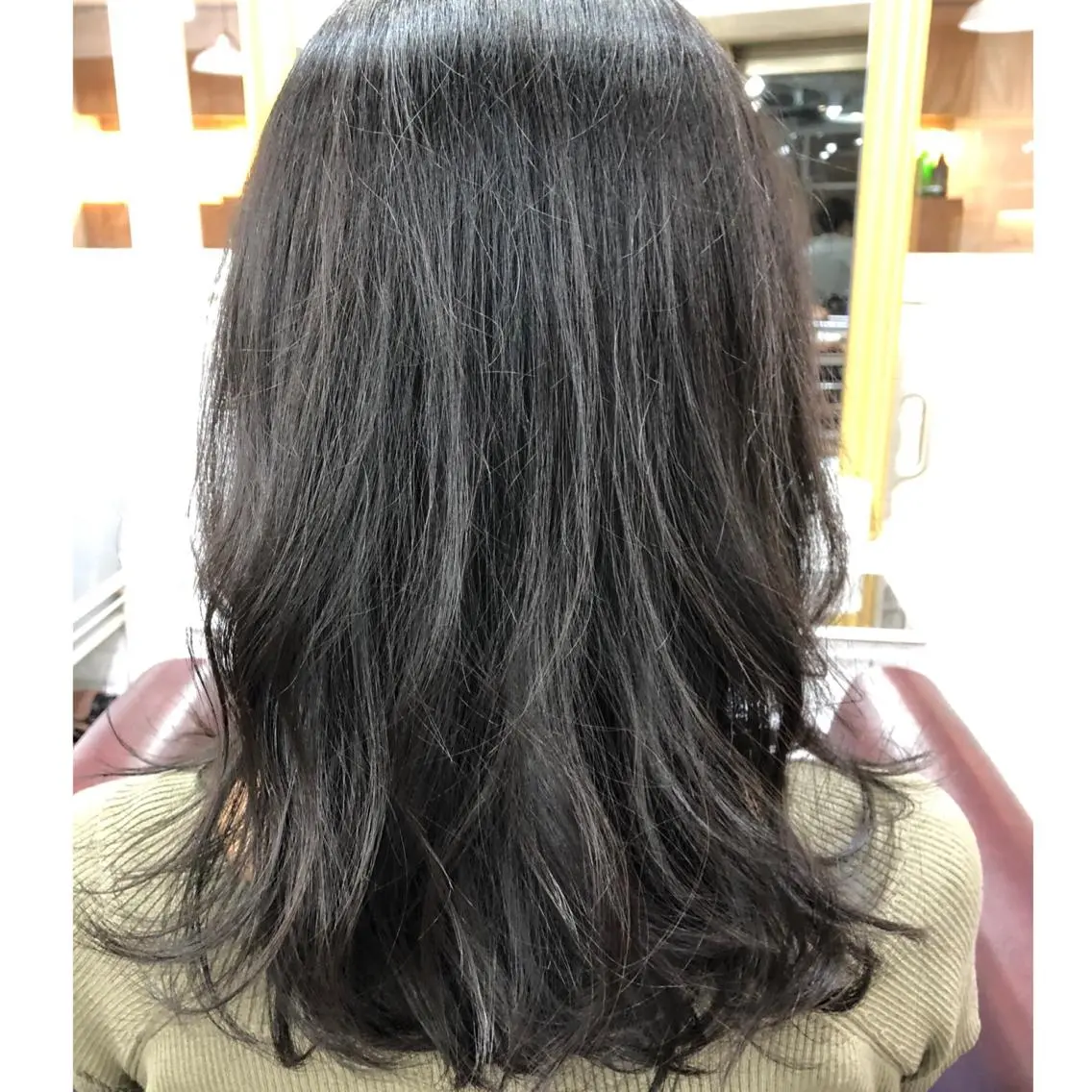セミロング カラー 透明感カラー グレージュ レイヤー×髪質改善✨ 渋谷/佐藤侑哉のヘアスタイル