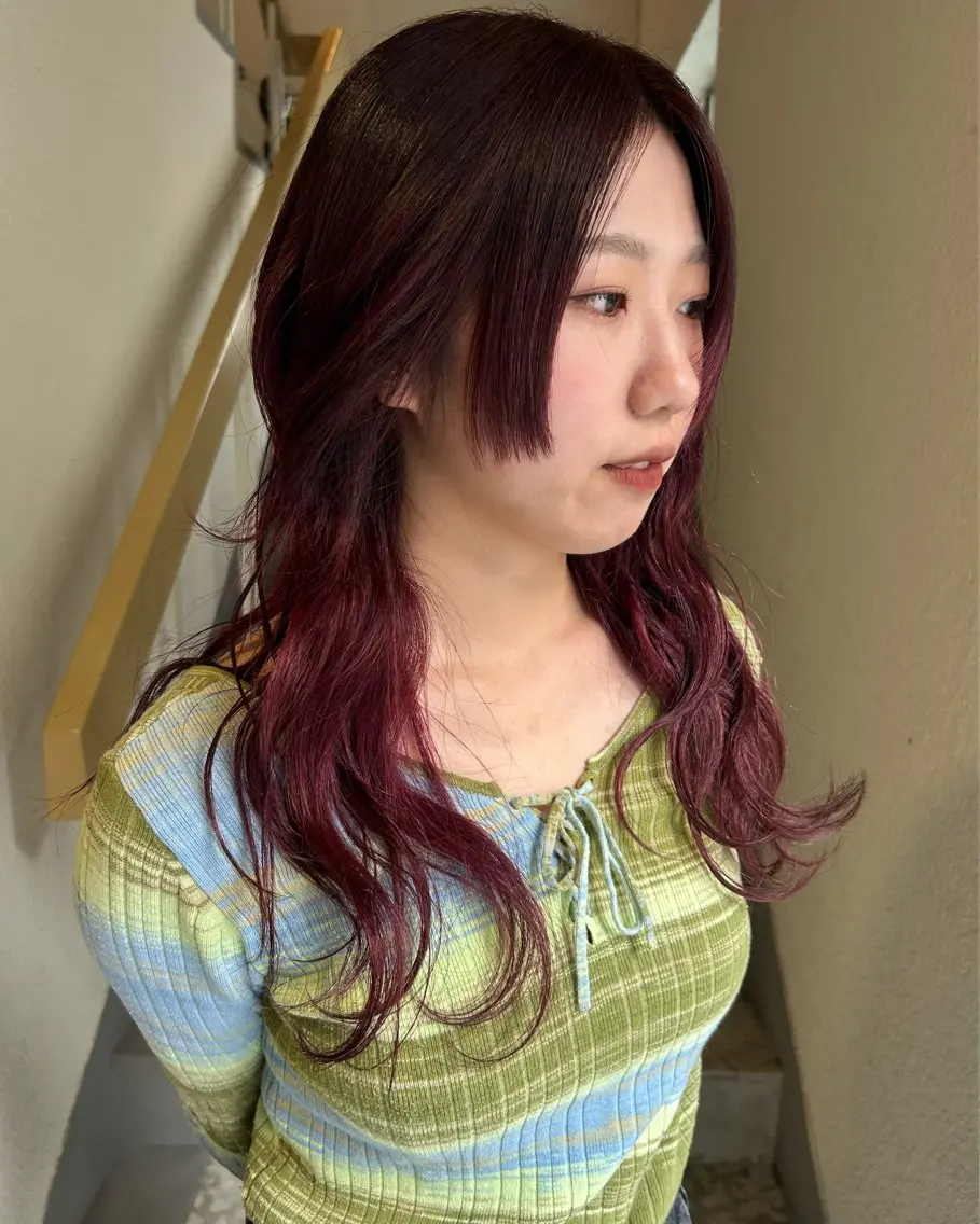 ロング 薄暮 マツイ　レンのヘアスタイル