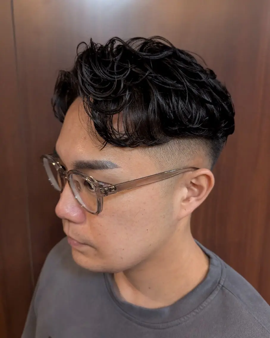 ショート カット パーマ 横須賀和也 ヒロ銀座一丁目のヘアスタイル