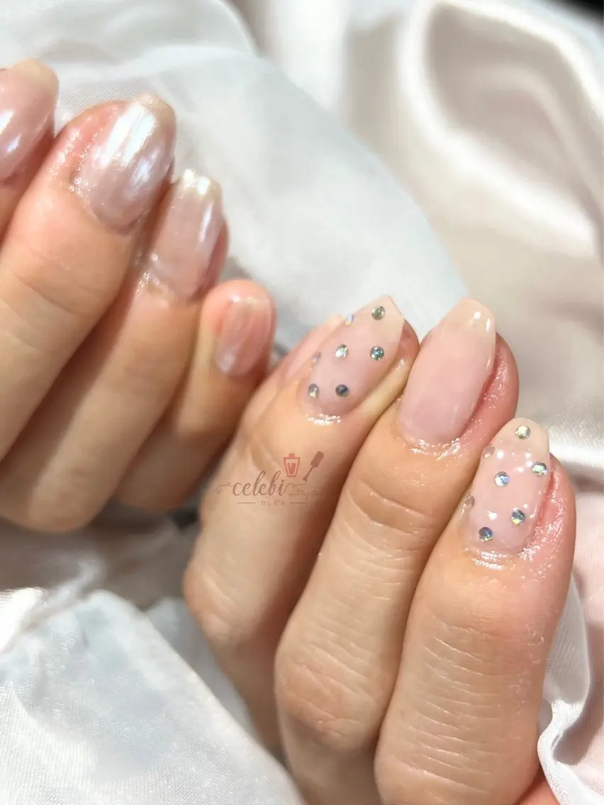 ネイル ハンドネイル ハンドケア オーダーネイルチップ サロンcelebiのネイルデザイン