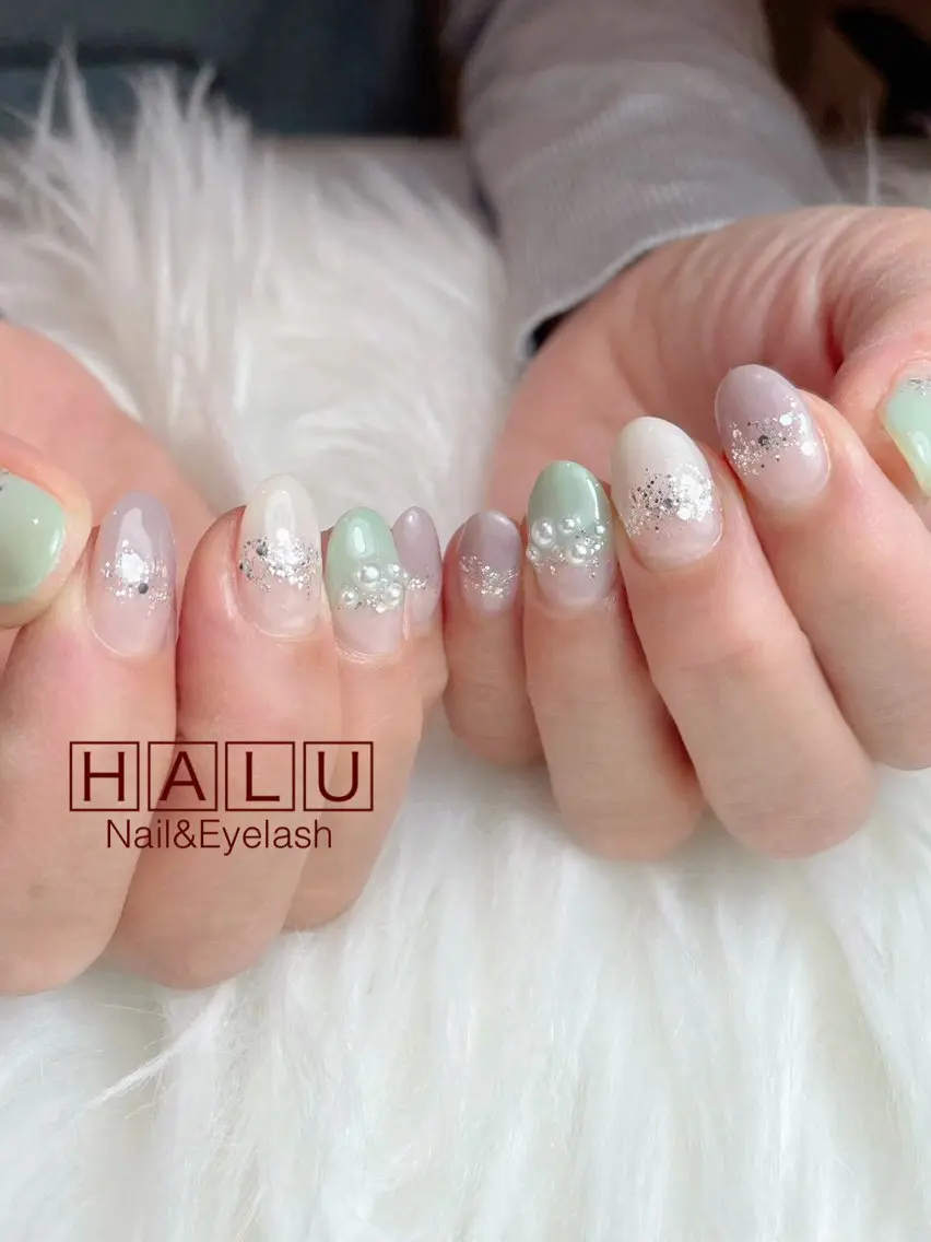 ネイル 春ネイル HALU ハルのネイルデザイン
