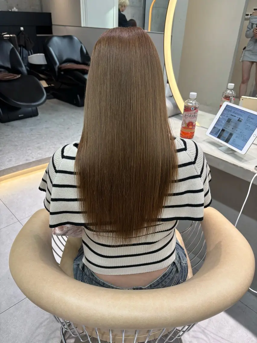 【髪の内部補修ができる❣️💆‍♀️】ワンカラー➕TOKIO4stepトリートメント🫧の写真