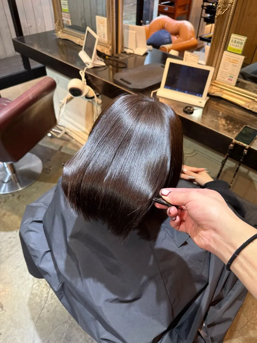 ショート 髪質改善&縮毛矯正 カット/soyaのヘアスタイル