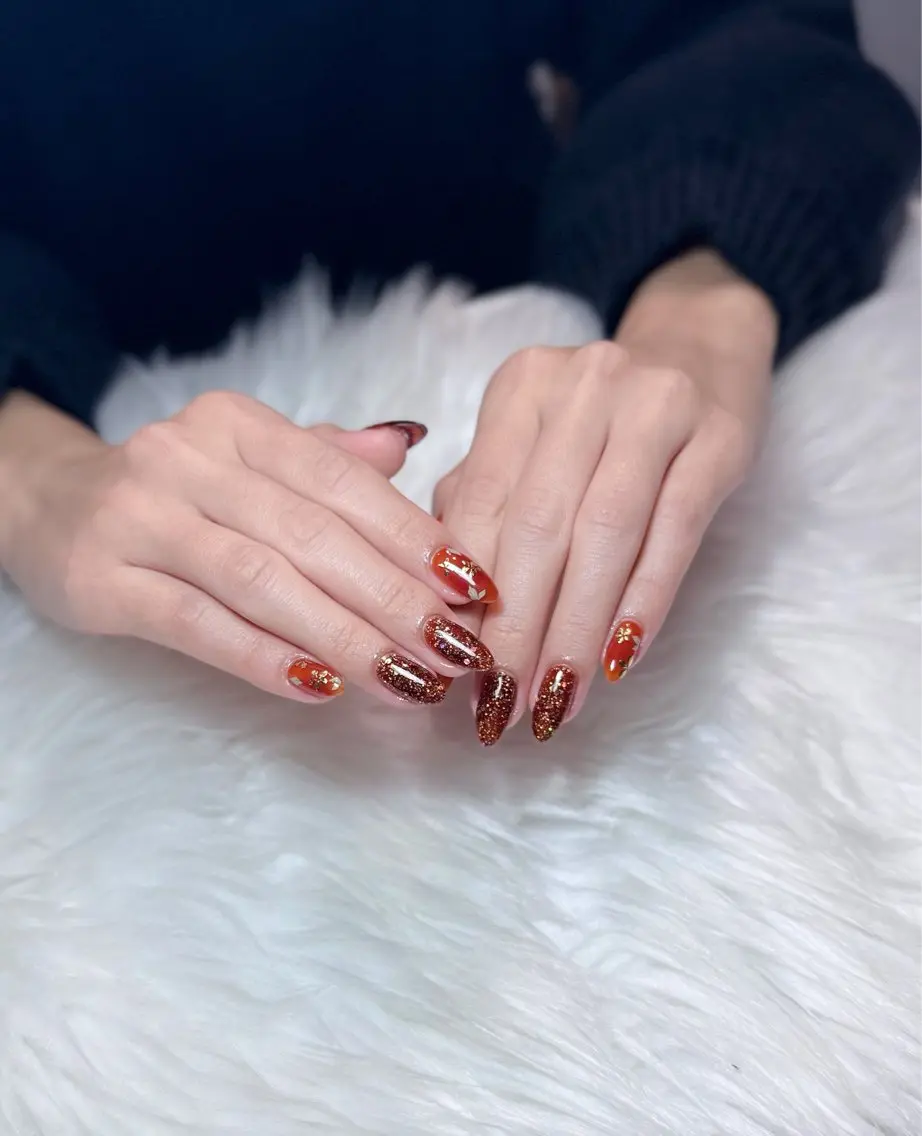 ネイル アートネイル オーロラネイル ジェルネイル 韓国ネイル ロングネイル ハンドネイル Nichi Nailsのネイルデザイン