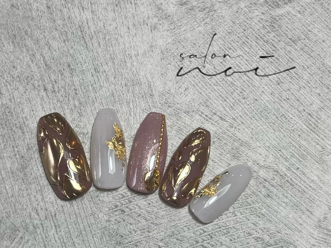 ネイル バレンタイン ハンドネイル salon noiのネイルデザイン