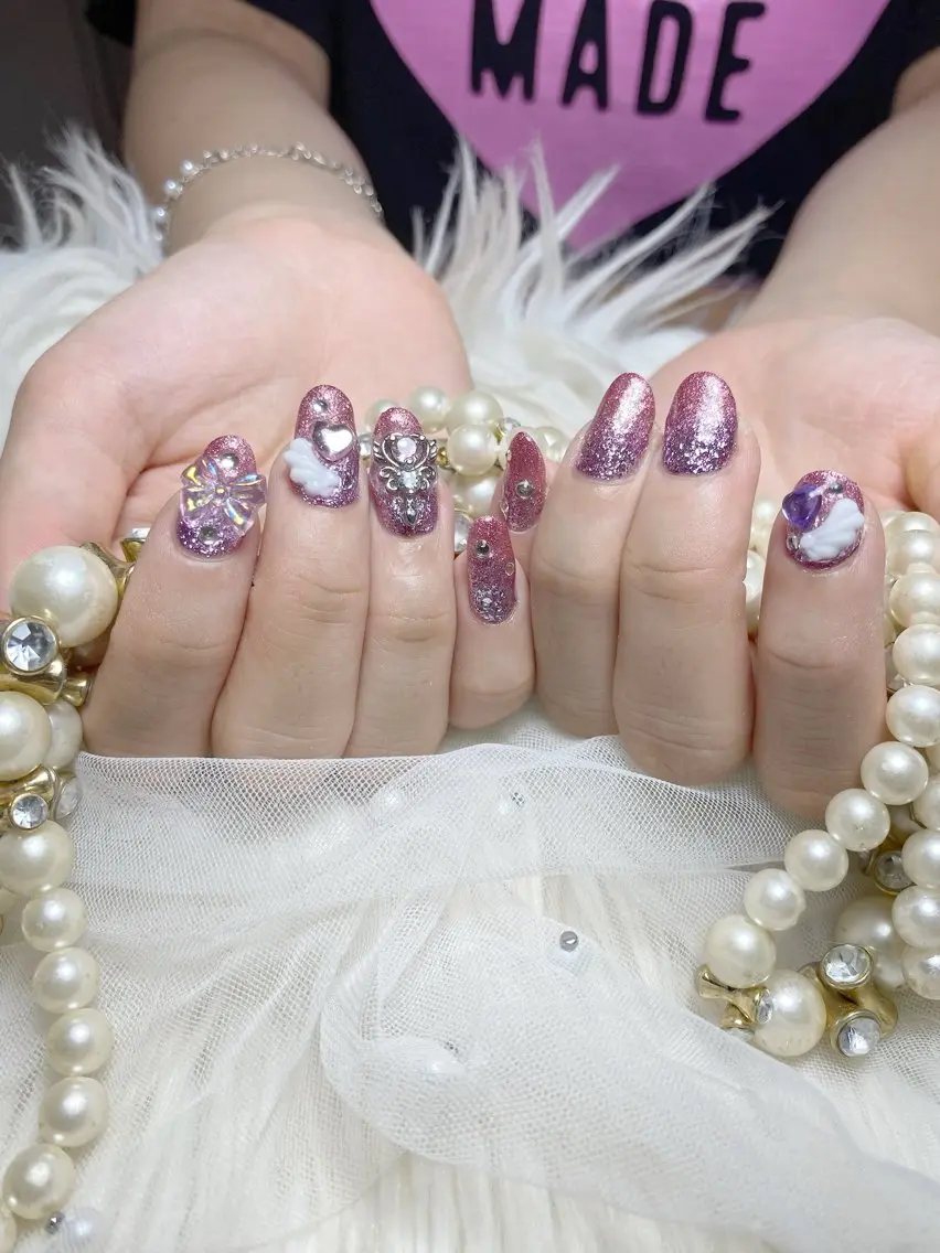 ネイル ジェルネイル Feel千葉♡ AKANEのネイルデザイン