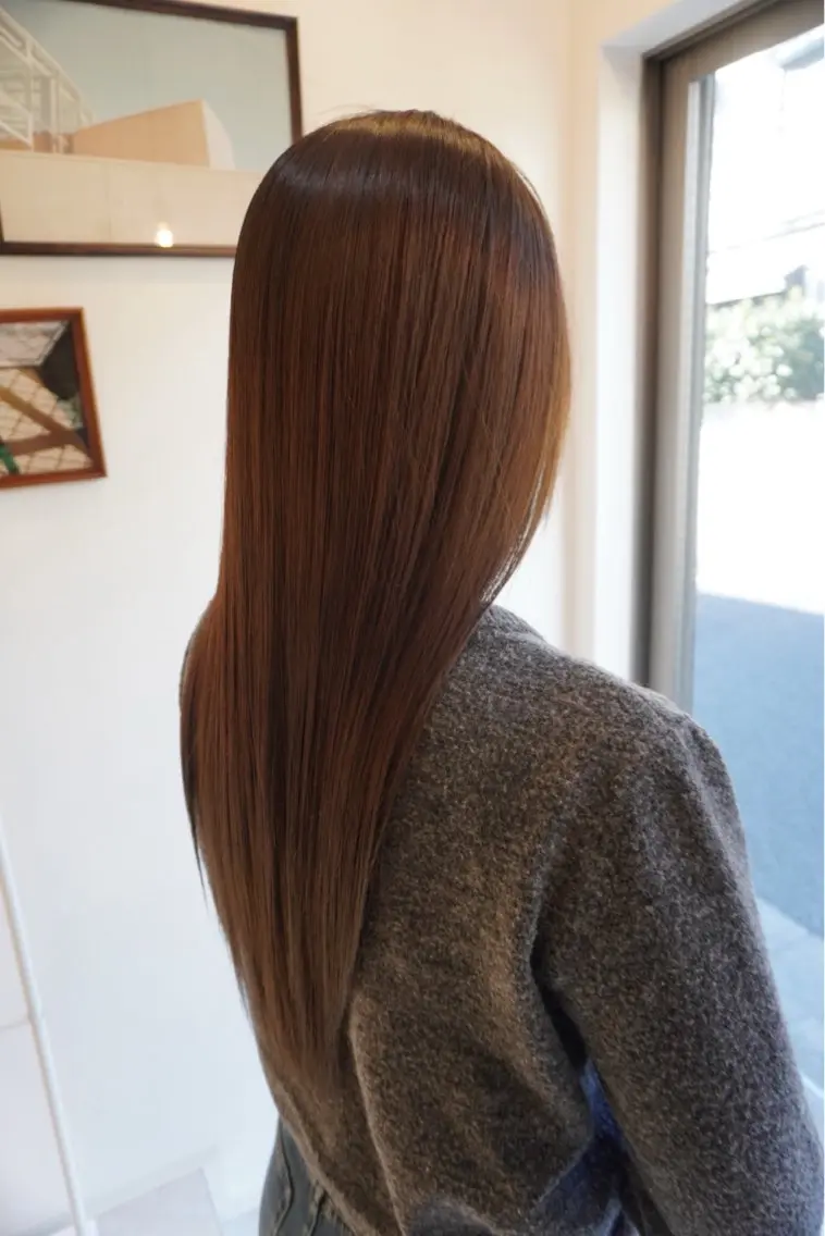 ロング 縮毛矯正 縮毛矯正モデル募集 Liore'のヘアスタイル