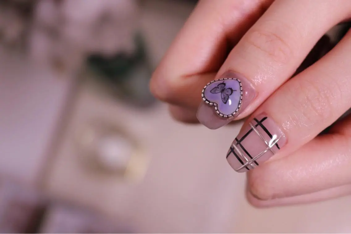 ネイル 長さ出し ジェルネイル 韓国ネイル 持ち込み ニュアンスネイル ハンドネイル MH Nailのネイルデザイン