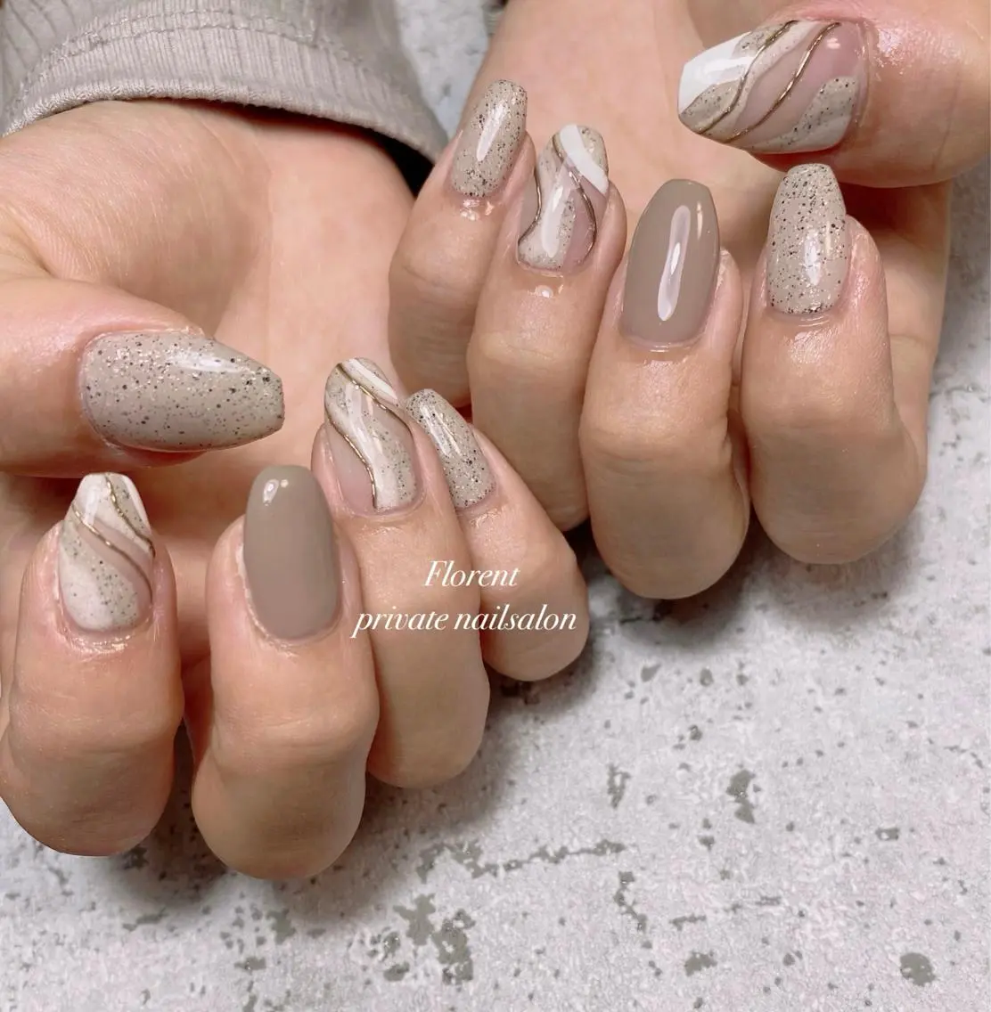 ネイル florent nailのネイルデザイン