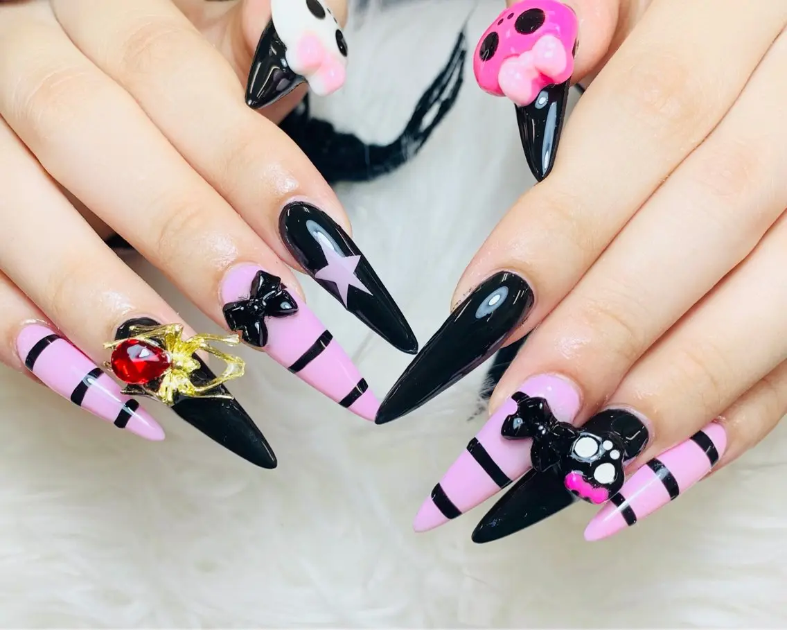 ネイル チークネイル 長さ出し フットネイル 韓国ネイル マグネットネイル ハンドネイル ハンドケア AN NAIL _HOAのネイルデザイン
