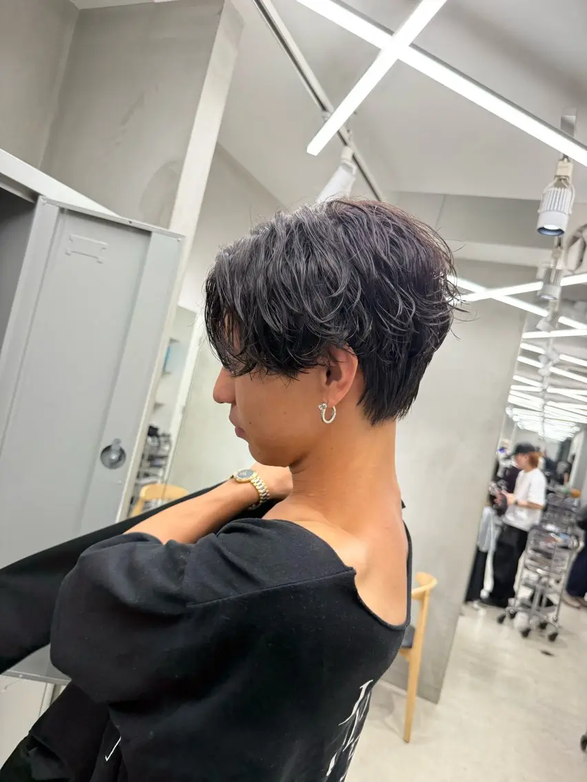 パーマ メンズ 深谷 侑亮のヘアスタイル