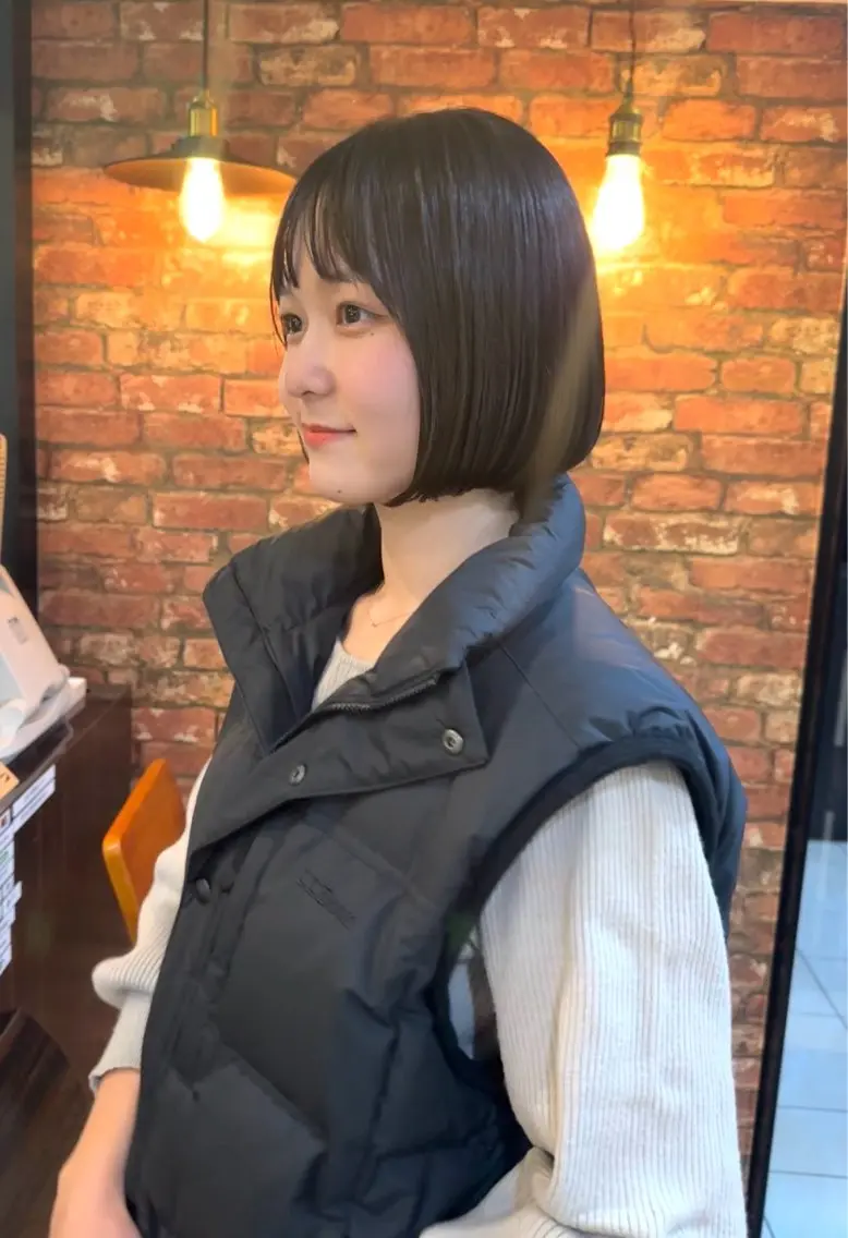 ショート ボブ mio/【日本橋】 撮影モデルのヘアスタイル