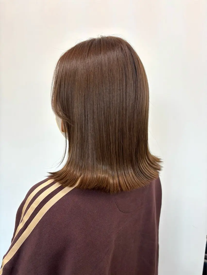 ミディアム ヘアカラー 永野 瑛大のヘアスタイル