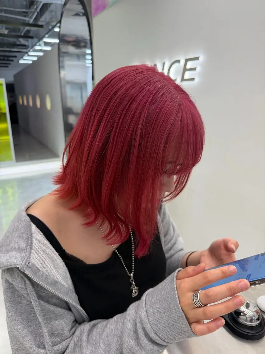 カラー ヘアカラー トリートメント 透明感カラー🎀艶髪 Anju/渋谷🎀のヘアスタイル
